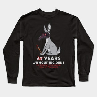 Eddies Fundraiser Shirt: Simple Bunny Long Sleeve T-Shirt